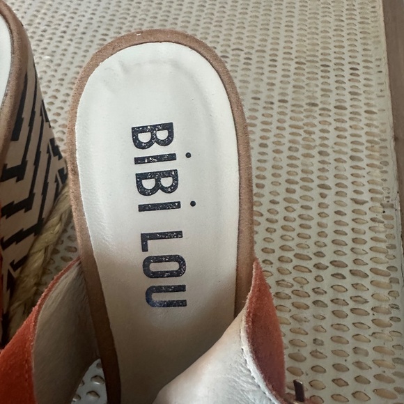 Anthropologie Bibi Lou wedge shoes size 39 - Picture 6 of 8